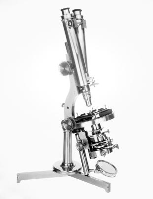 Beck small Best Wenham-type binocular compound microscope