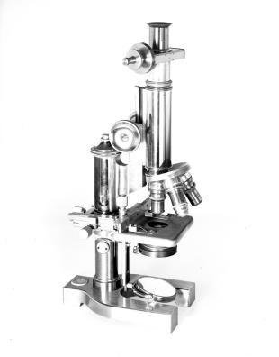 Queen & Co. large compound microscope