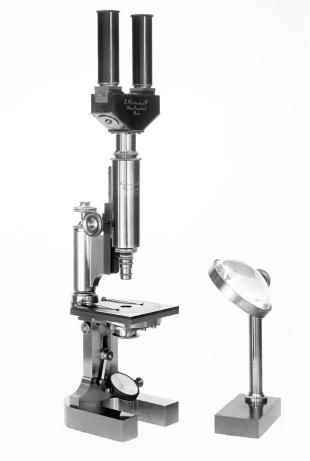 Hartnack model VII large compound microscope