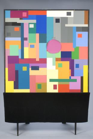 Ballast bricks from "Mondrian" color panel