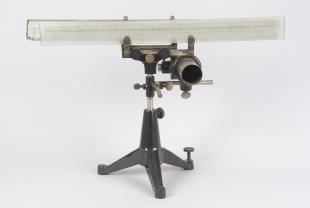 galvanometer scale and spotlight