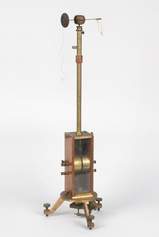 reflecting galvanometer with moving coil