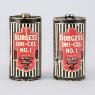 two Burgess batteries No. 1 for radiosonde