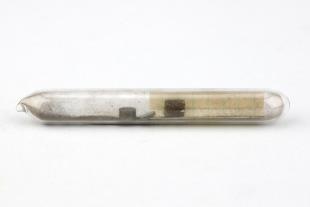 cesium sample in a sealed glass tube