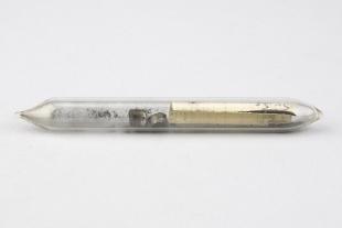 strontium-selenium alloy samples in a sealed glass tube