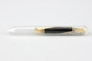 unidentified mineral samples in sealed glass tube