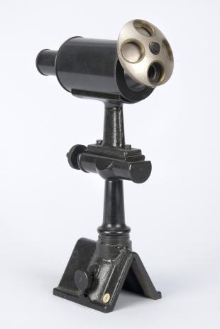 horizontal microscope on saddle foot  for photomicrography