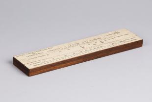 Barth's classification slide rule for carbon steels