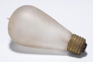 frosted light bulb