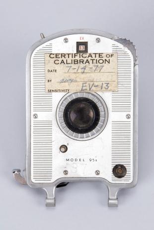 calibrated Polaroid 95B shutter, EV-13