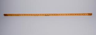 wooden meter stick