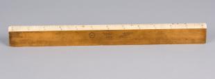 engineers' chain scale ruler