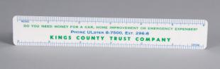 six-inch promotional ruler