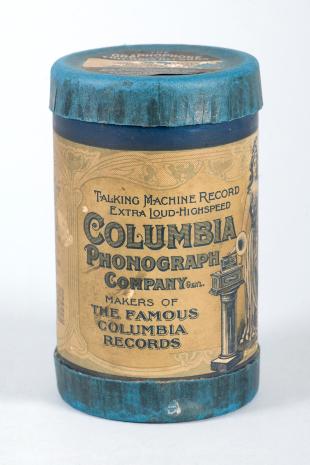 Edison phonograph wax cylinder