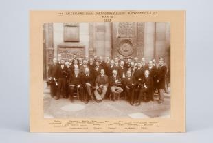photograph of the International Meteorological Conference at Paris, 1896