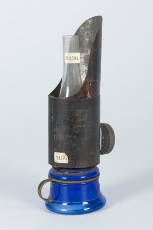 Queen Acme kerosene microscope lamp