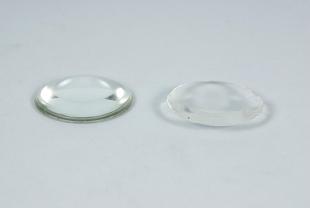 2 plano-convex lenses