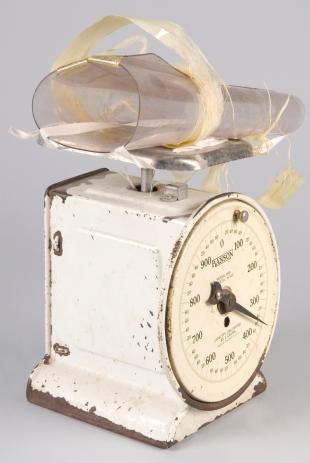 spring balance scale used for weighing birds