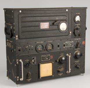Army Signal Corps Radio Transmitter BC-375E with Tuner TU-6B