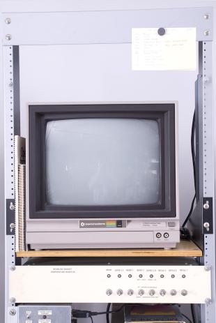 Harvard cyclotron Commodore video monitor 1702