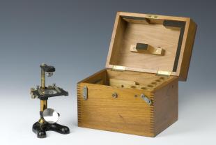 microscope case and key