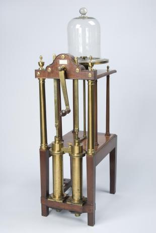 double-barreled air pump